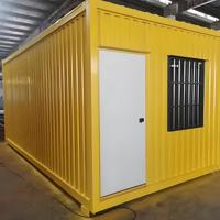 Maison de conteneur pliable de 20 pieds Cabine pliante mobile Petite maison pour immeuble de bureaux