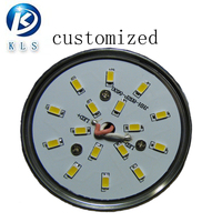 Conjunto redondo de aluminio LED PCBA FR4 SMD LED PCB para iluminación LED