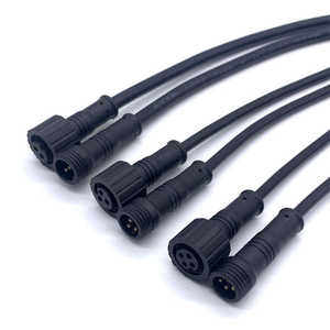 Kebaolong 2 3 4 Core Zwarte Waterdichte Pigtail Connector Mannelijk/Vrouwelijk 20Cm Lang Met 18awg Draad Voor Industriële Apparatuur - Product Image 3