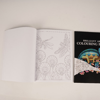 Tableau de dessin scintillant personnalisé pour enfants, livre de coloriage éducatif sur le thème des animaux et de la nature, papier de haute qualité, impression personnalisée