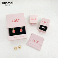 Vente en Gros Immédiate Coffret à Bijoux Rose Poudré Blanc Luxe Léger avec Sac en Flanelle