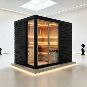 Sauna Tradicional Interior Hemlock con Color Claro e Interior Luminoso, Sin Sensación de Opacidad - Product Image 6