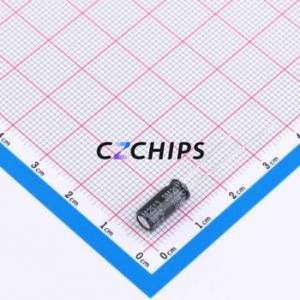 Condensador Electrolítico de Aluminio de Orificio Pasante 50YXM4R7MEFR5X11, Componente de Orificio Pasante (THT), D5xL11mm 4.7uF 20% 50V 2mm - Product Image 2