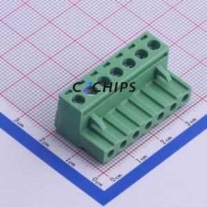 KF2EDGK-5.0-7P Plug-in Terminal Block P=5mm Connector ( Connector Type: Plug )( Construction: 1x7P )( Pitch: 5mm ) - Product Image 1