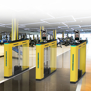 Rfid kiểm soát truy cập thép không gỉ chống tailgating phòng tập thể dục tự động <span class=keywords><strong>Flap</strong></span> rào cản turnstile nhà sản xuất - Product Image 3