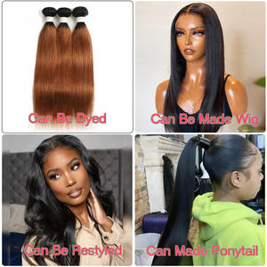 Remy brasiliano fasci di capelli umani lisci - Product Image 1