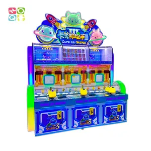 Oyun merkezi için 3 oyuncu çocuk çekim oyunu eğlence sikke işletilen makine
