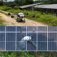 Drone de nettoyage de panneaux solaires centralisé haute pression et haute efficacité Easyfly CD15, télécommande, garantie 1 an