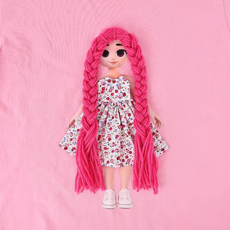 Coiffure rose - 3