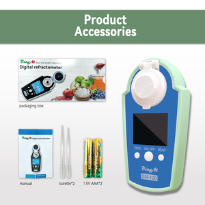 Instrument de <span class=keywords><strong>Test</strong></span> d'humidité du compteur de sucre de fruits pour la mesure de la qualité du sucre de miel de fruits - Product Image 2