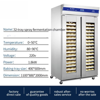 Nouvelle Armoire de Fermentation Automatique 32 Plateaux pour Boulangerie, Machine à Levain, pour Ingrédients du Pain, du Lait et du Sucre