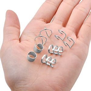 Mode de boucles <span class=keywords><strong>d</strong></span>'oreilles en acier inoxydable, sans Piercing, faux <span class=keywords><strong>Helix</strong></span>, boucles <span class=keywords><strong>d</strong></span>'oreilles à Clip, ajustables, en acier inoxydable, 1 paire - Product Image 5
