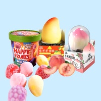 Abink 3D Happy Series Nieuw Ontwerp High-End Zachte IJsjes in Happy Fruits Verpakkingen met Suikeraroma's