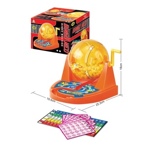 intelligent table lucky bingo game lottery machine set with card with friend board game