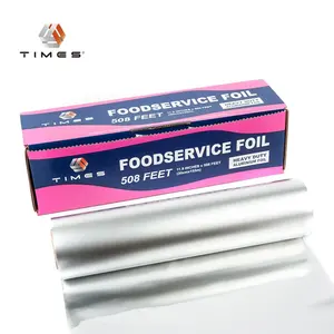 1000sqft 12inch 18inch Recyclable Disposable Customized Catering Use Aluminum Foil Roll Food Grade Food Safety