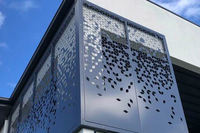 Pvdf enduit CNC mur intérieur Alucobond prix revêtement extérieur panneau sandwich en métal perforé ignifuge panneau unique en aluminium