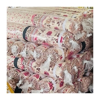 100% polyester design floral micro fibre chambre matériel microfibre textile tissu pour draps de lit