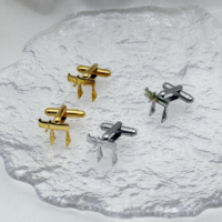 Boutons de manchette personnalisés avec symbole Chai, cadeau de mariage juif pour le marié, en acier inoxydable plaqué or 18 carats, boutons de manchette Chai