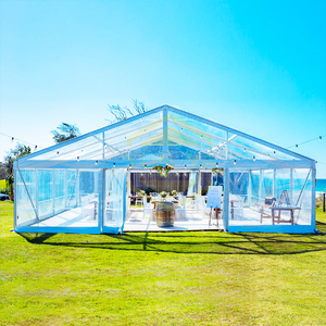 Tente de réception transparente pour <span class=keywords><strong>mariage</strong></span>, cadre robuste, tente de réception extérieure transparente pour événements de 100 à 200 personnes - Product Image 2