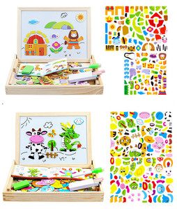 Juguetes Educativos de Madera, Juguetes de Dibujo, Caballete Magnético de Arte, Animales, Rompecabezas de Madera, Juegos para Niños, Cumpleaños, Halloween, Navidad - Product Image 2