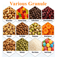 Machine de remplissage et de pesage automatique électronique pour granulés, noix, bonbons, aliments, haricots, céréales, avec ligne de remplissage, bouchage et étiquetage pour bocaux et bouteilles