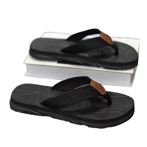 Vente directe d'usine, tongs en toile respirantes décontractées pour un usage quotidien en été, légères, antidérapantes, résistantes à l'usure, chaussures pour hommes - Product Image 2