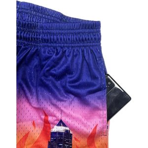 Shorts de sport pour homme, motif New York, en mesh, séchage rapide, pour la gym, les entraînements, les tenues décontractées, avec poches, légers et respirants - Product Image 5