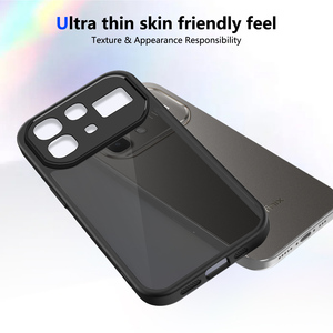Pour Infinix Note 60 Pro 5G/X6878 / Note 60 5G/X6879 Coque Ultra Fine en TPU Souple avec Cadre Transparent et Dos en PC <span class=keywords><strong>Noir</strong></span> <span class=keywords><strong>Mat</strong></span> Antichoc - Product Image 3
