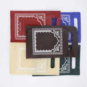 Tapis musulman polyester tapis de prière sculpté design boussole tapis islamique tapis usine <span class=keywords><strong>porte</strong></span> couverture fournisseur islamique tapis de prière - Product Image 6