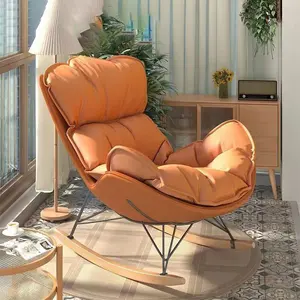 Produits de qualité Fauteuil basculant simple directionnel à dossier haut d'intérieur moderne et élégant