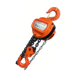Palans à chaîne triangulaires de 2 tonnes, palan manuel portable à chaîne pour la construction - Product Image 2