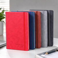 Carnet de notes professionnel Spot, en similicuir, avec sangle, gaufré, pour notes de cours, directement de l'usine