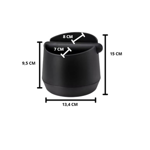 Contenitore per caffè macinato Knock Box da 15 cm, accessorio per barista, per porta filtro, contenitore per caffè silenzioso e antiscivolo - Product Image 3