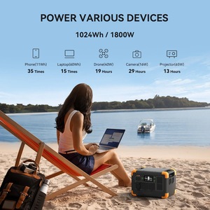 Estación de Energía Portátil E1000LFP 1800W 1024Wh, Generador Solar con Batería para Camping, Almacén en EE. UU. - Product Image 4