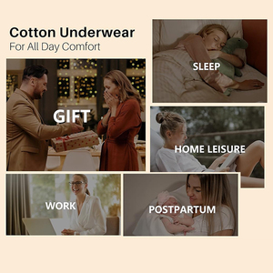 <span class=keywords><strong>Ropa</strong></span> <span class=keywords><strong>Interior</strong></span> Femenina Transpirable con Descuento de Fábrica, 5% Elastano / 95% Algodón, para Uso Diario - Product Image 3