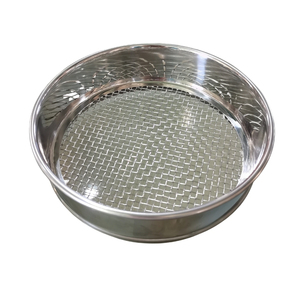 ตะแกรงทดสอบลวดสแตนเลสแบบทอธรรมดาความแม่นยำสูง ขนาด 200 มม. มาตรฐานห้องปฏิบัติการ พร้อมฝาปิดและฐาน - Product Image 6