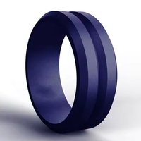 Bagues de mariage en silicone pour hommes et femmes pour cadeau de fiançailles et anniversaire Bandes de mariage durables