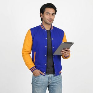 OEM Custom <b>Men</b> Clothing Lettermen Jackets New Fashion Winter Varsity Jacket - Product Image 1