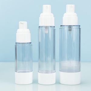 Stock Refillable Lotion Mist Spray <b>Pump</b> <b>Bottle</b> Transparent Plastic Airless <b>Pump</b> <b>Bottle</b> 15ml 30ml 50ml 80ml 100ml 120ml - Product Image 2