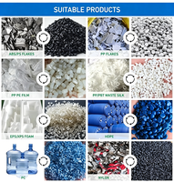 Ligne de granulation de film plastique à vis simple 300-500 kg/h, machine de fabrication de granulés pour le recyclage de films usagés, pour usine de retraitement du plastique