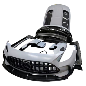 Kit de Carrocería para <span class=keywords><strong>Mercedes</strong></span>-Benz Amg GT GTS <span class=keywords><strong>GTR</strong></span> Plus Estilo BS, Parachoques Delantero de Fibra de Carbono Semi, Parachoques Trasero, Alerón, Guardabarros - Product Image 1