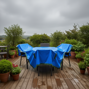 Housse de protection contre la pluie Pe 32,81 x 4,92 pieds pour la protection des meubles, utilisation en extérieur - Product Image 2