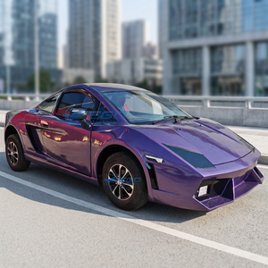 Voiture de sport électrique violette à 4 roues, haute performance, véhicule à énergie nouvelle XCEGO - Product Image 1