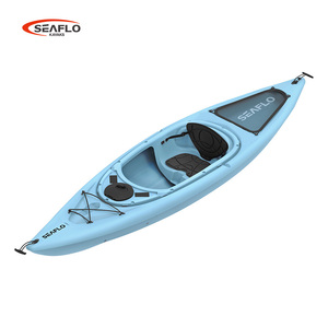 เรือคายัค SEAFLO OEM รุ่นใหม่ สีสันสดใสสไตล์มาการอง สีฟ้า สำหรับผู้ใหญ่ แบบนั่งในค็อกพิท พร้อมที่พักเท้าปรับได้ รุ่น SF-1004 มีจำหน่ายแล้ว - Product Image 5