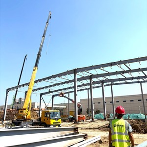 Officina del magazzino della struttura d'acciaio di alta qualità per la costruzione industriale affidabile, <span class=keywords><strong>impresa</strong></span> principale della struttura d'acciaio della Cina. - Product Image 4