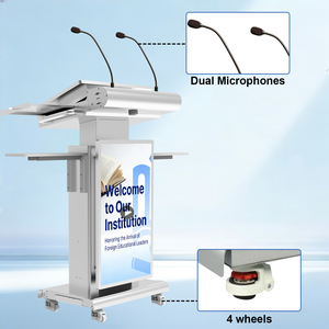 Mesa Interactiva Inteligente de 23.8 Pulgadas con Pantalla Táctil, <span class=keywords><strong>Escritorio</strong></span> de Señalización Digital, Equipo de Podio de Autoservicio para Escuelas - Product Image 3