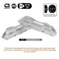 Base multifonctionnelle Powerslide IQON à trois points avec 16 roulements pour le patinage freestyle extrême, support de botte TR90