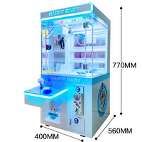Machine à griffes coupage poupée machine monnayeur enfants mini internet célébrité machine de pêche monnayeur