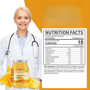 OEM/ODM Private Label Organic Natural Irish Seamoss Gel <b>Vitamins</b> Herbal Supplements Flavored Sea Moss Gel - Product Image 5