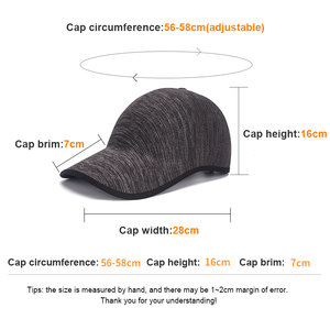 RongGuang Nuovo Arrivo Cappellino da Baseball Unisex Estivo alla Moda, Morbido, Traspirante, Pieghevole, Senza Cuciture, Tinta Unita, <span class=keywords><strong>Cappello</strong></span> Sportivo da Sole per Uomo e Donna - Product Image 2